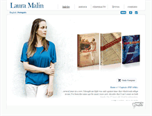 Tablet Screenshot of lauramalin.com.br